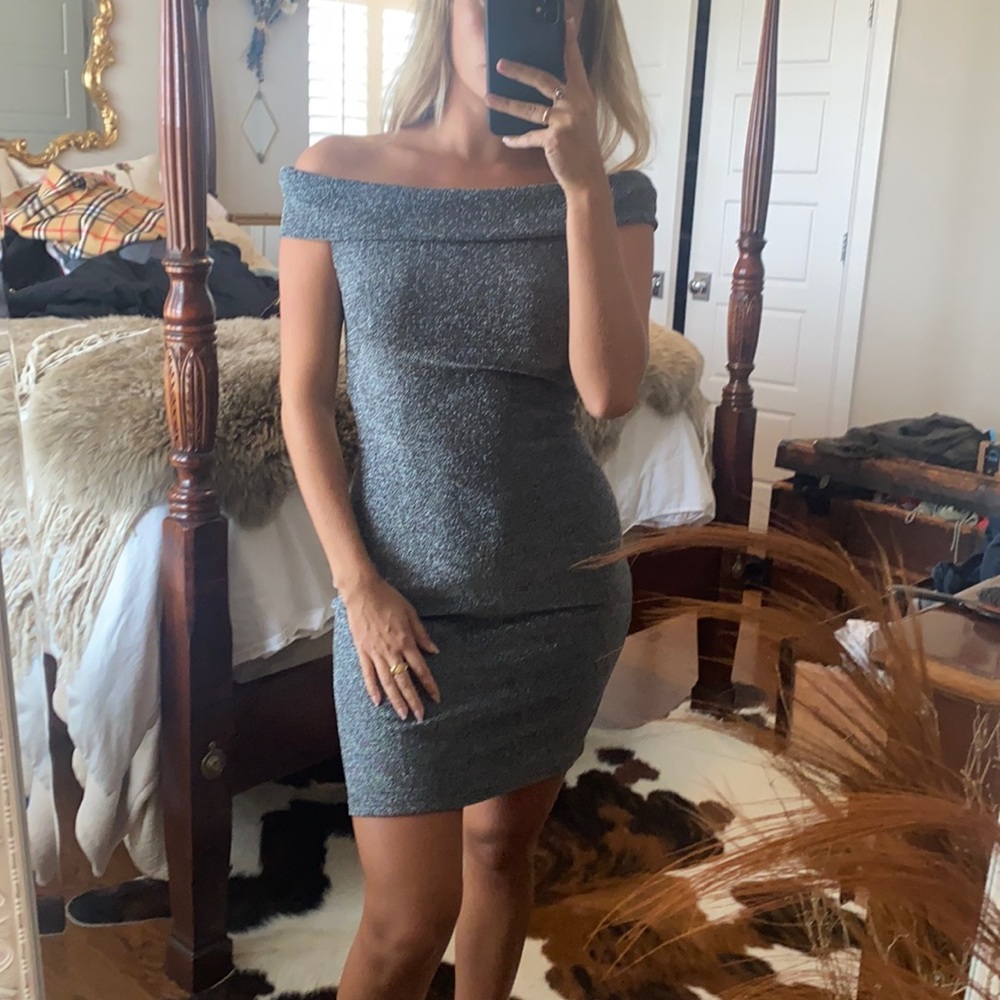 Sherri hill off the shoulder dress